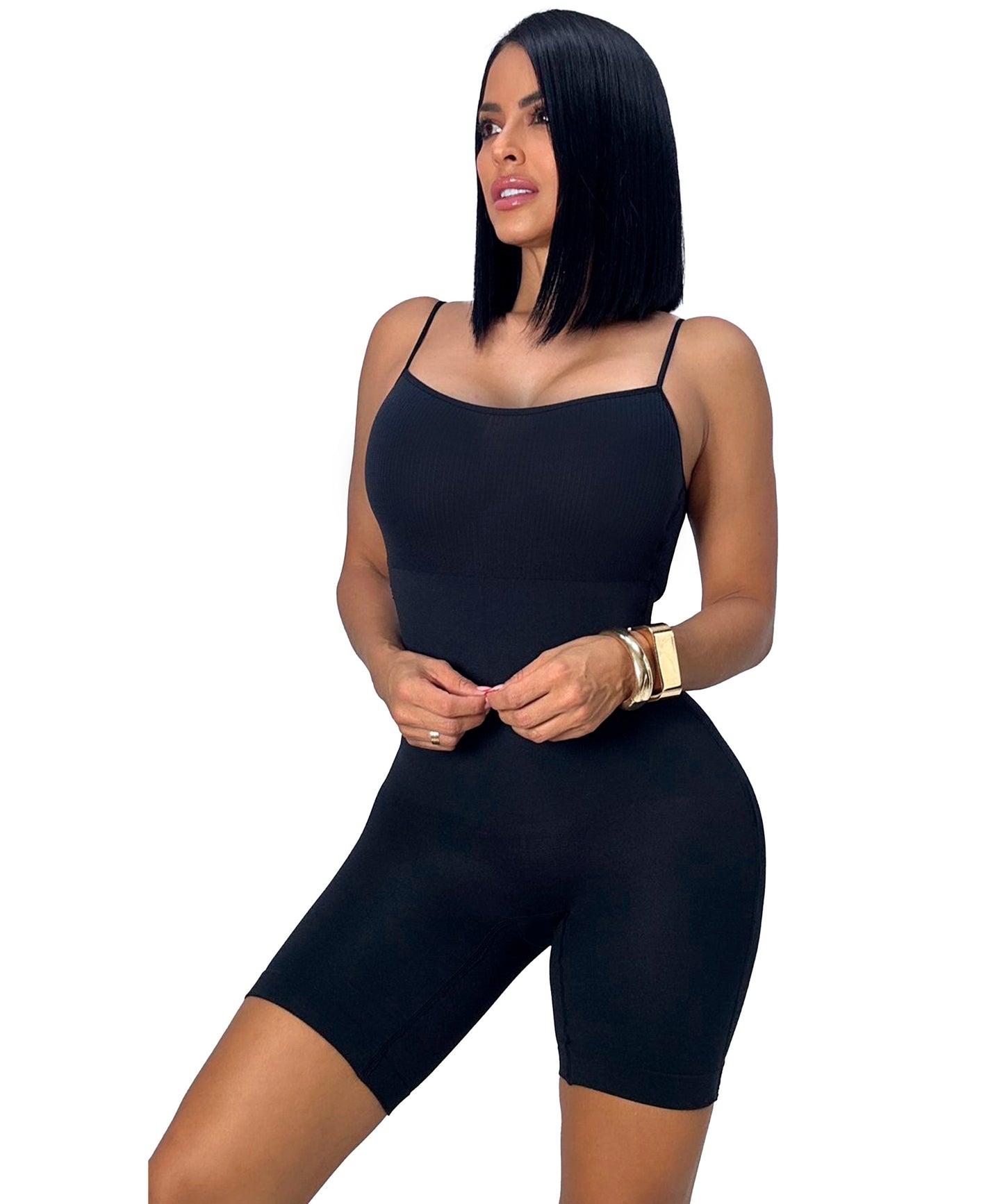 Body Moldeador con Short y Abertura Perineal